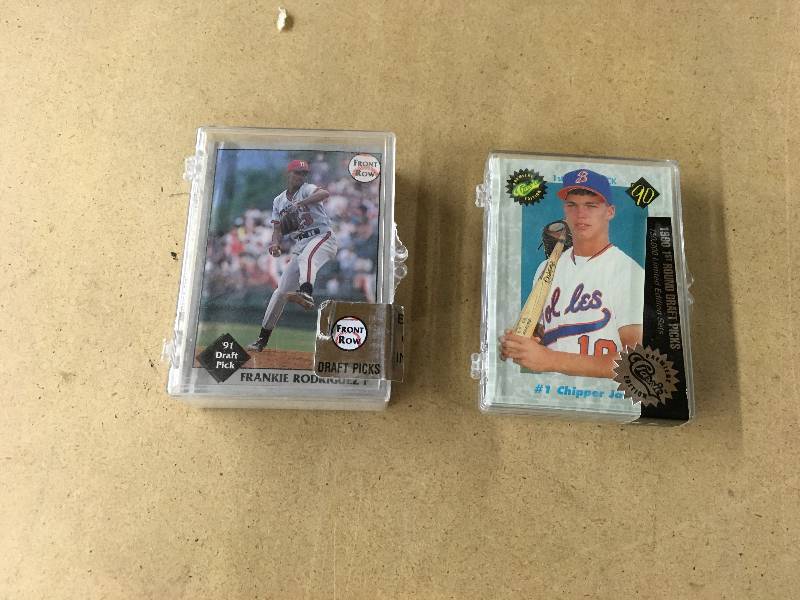 lot 271 image: 1990 MLB First Round Draft Pick Card Set & 1991 MLB First Round Draft Pick Card Set