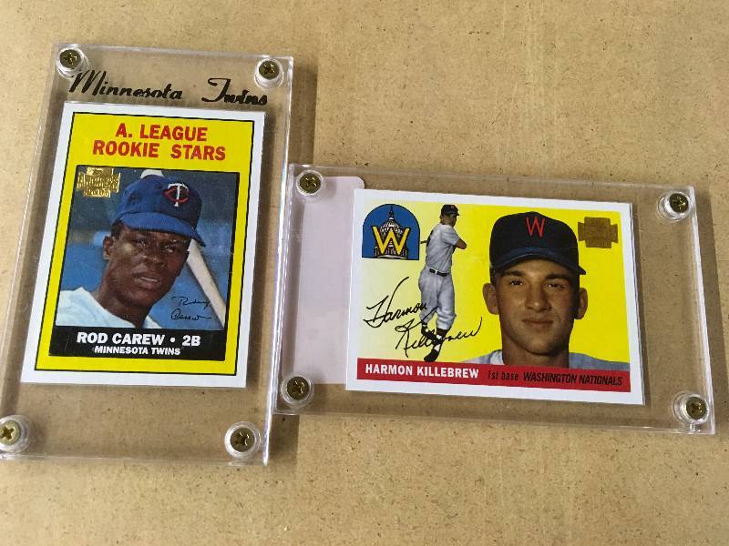 lot 281 image: Rod Carew Card & Harmon Killebrew Card