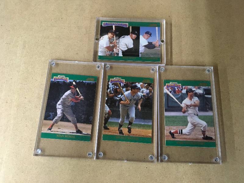 lot 286 image: Score The Franchise Card Set - MantleYazMusial