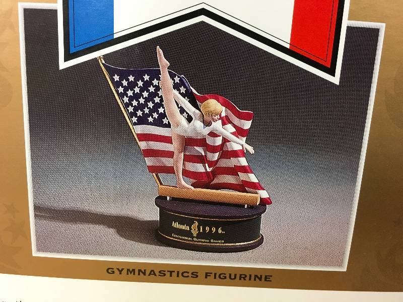 lot 289 image: Atlanta 1996 Olympics Gymnastics Figurine