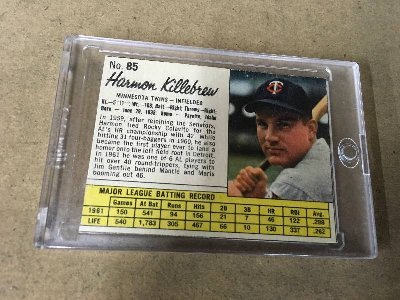 lot 332 image: Harmon Killebrew Card