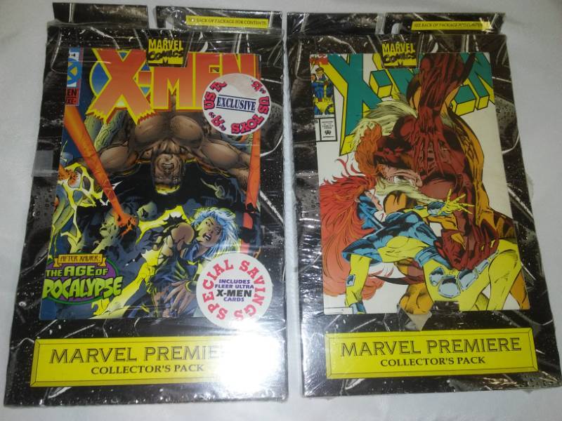lot 6 image: 2 Marvel Collector Packs  New X-Men