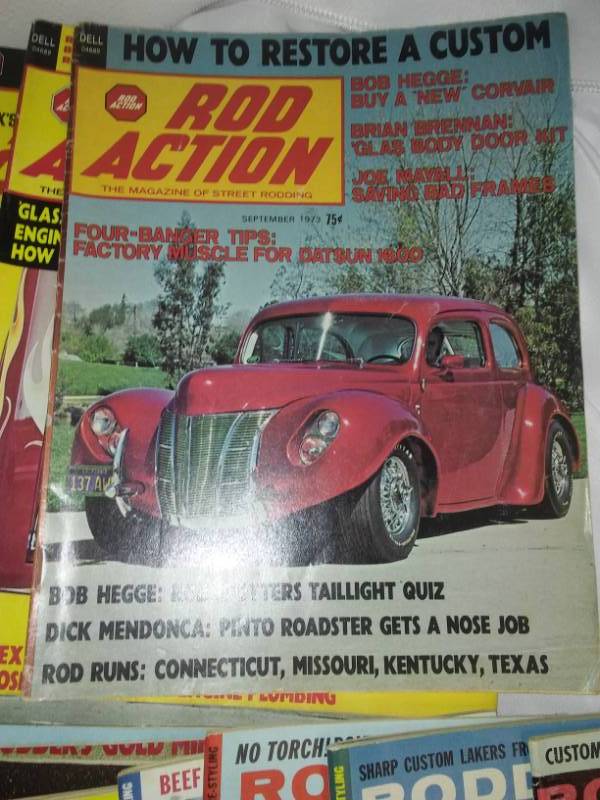 lot 37 image: About 36 Rodding and Re-styling, Rod Action 59-61 & 72 & 73