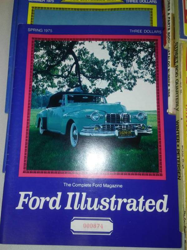 lot 44 image: 1967 Hot Rod Full Year and More over 20. Ford 1975 Illustrated matching #874