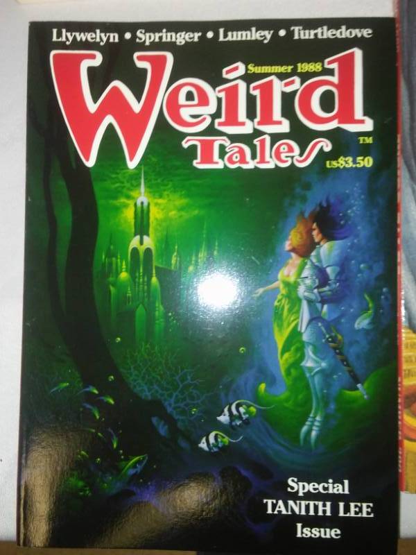lot 60 image: 4 Pulp Fiction Magazines Weird Tales & Wonder