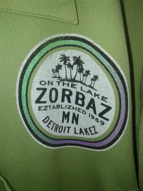 lot 129 image: Zorbaz button down shirt,