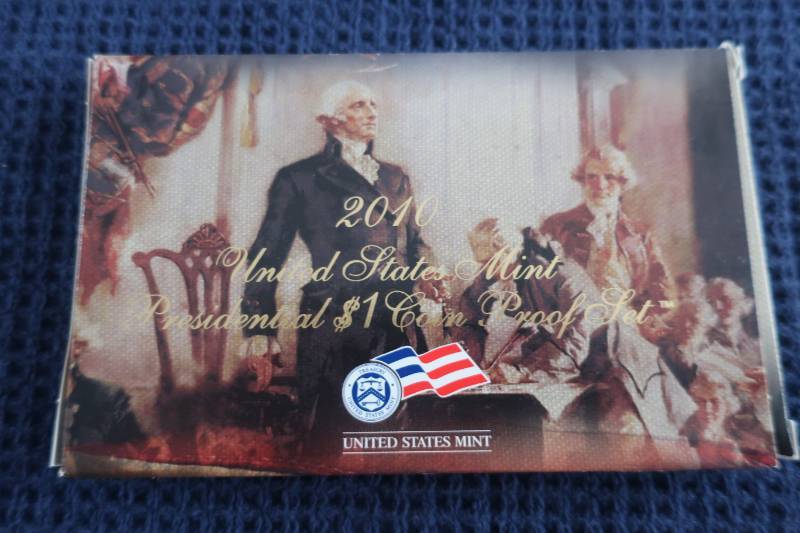 lot 442 image: 2010 Presidential Dollars Proof Set