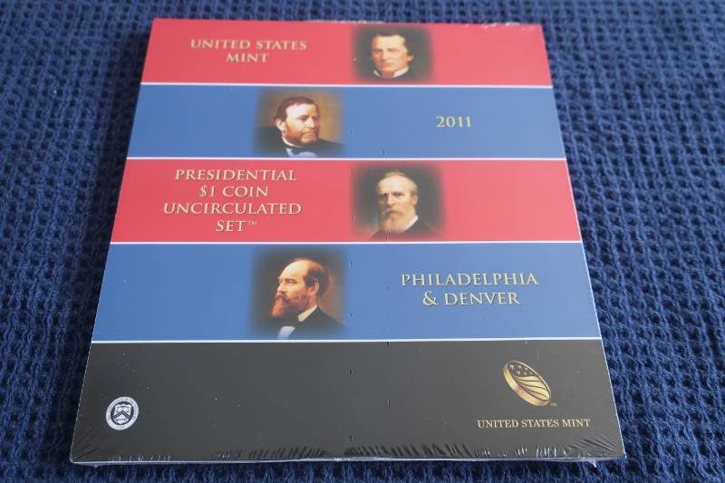 lot 448 image: 2011 Uncirculated Presidential Dollar Coin Set
