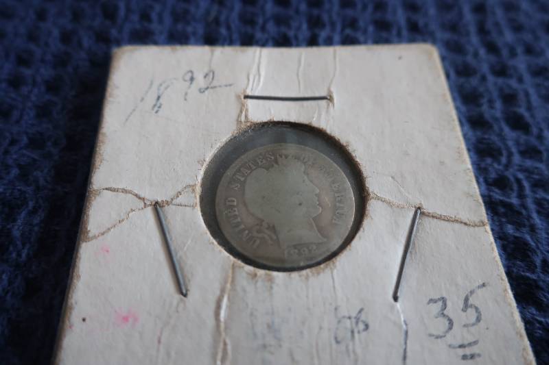 lot 452 image: 1892 Dime