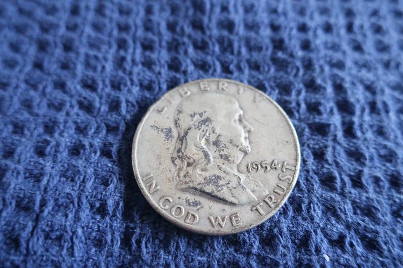 lot 458 image: 1954 Franklin Half Dollar