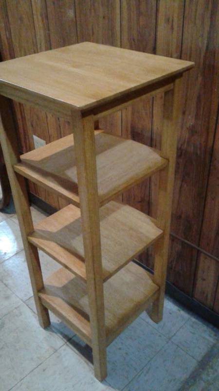 lot 2 image: 43 Wood Shelf, Used
