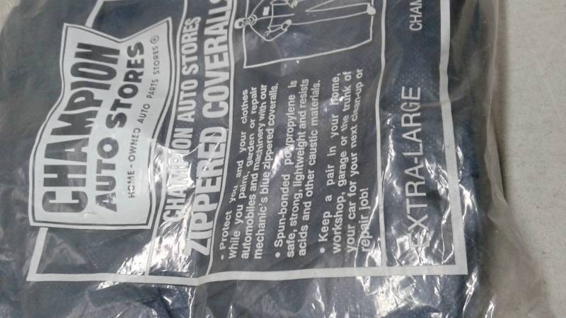 lot 37 image: Pair Of New XL Coveralls