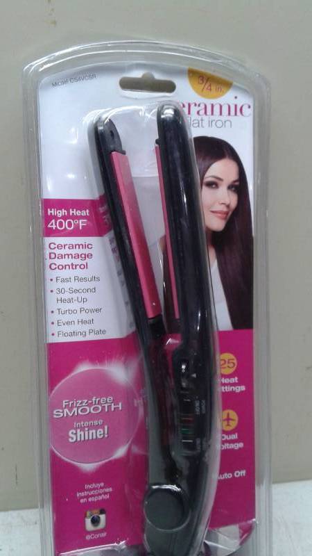 lot 78 image: New Conair Ceramic Flat Iron