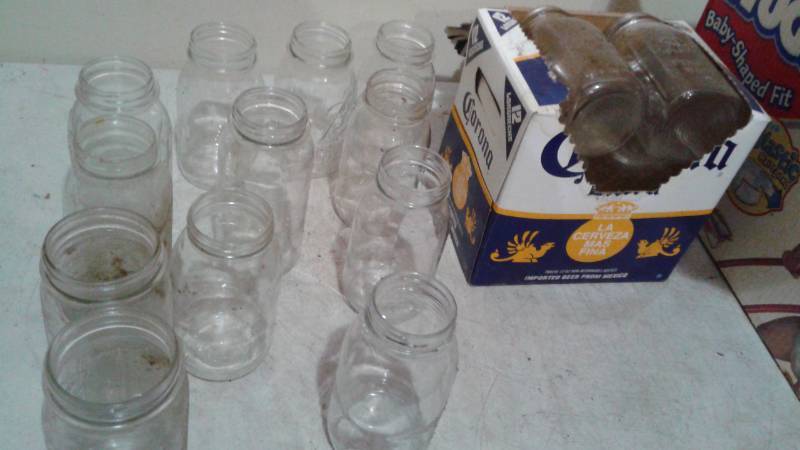 lot 109 image: Large Lot Of Mason Jars, Used