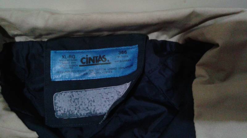 lot 127 image: Cintas Work Jacket, Size XL