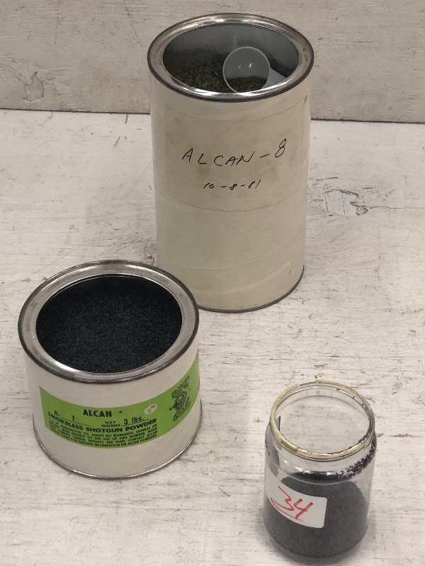 (3) Tin Cans Of Shotshell Reloading Powder