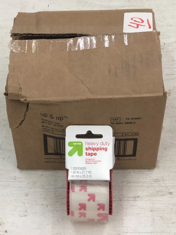 (1) Case Of Packaging Tape