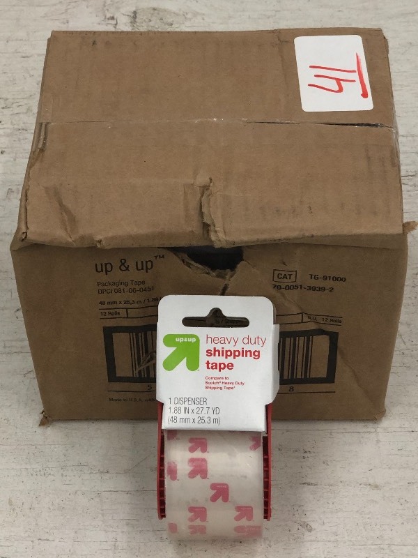 (1) Case Of Packaging Tape