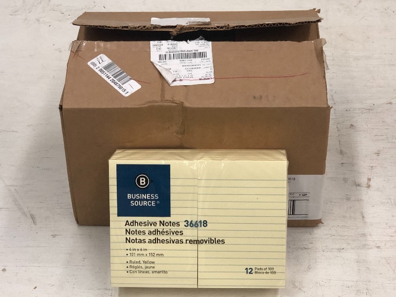(1) Case Of Self-Stick Note Pads
