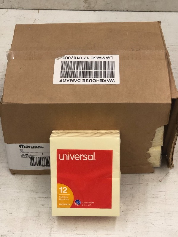 (1) Case Of Self-Stick Note Pads