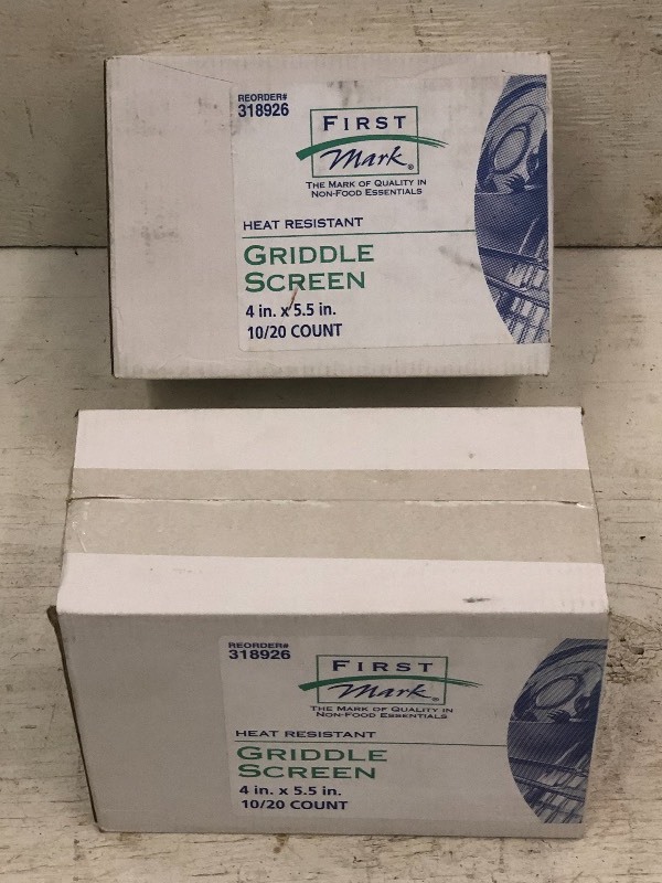 (2) Cases Of Heat-Resistant Griddle Screens
