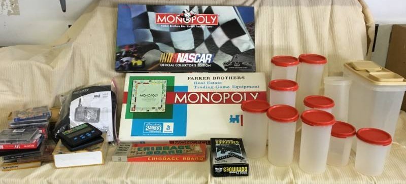 lot 47 image: Monopolys and Housewares