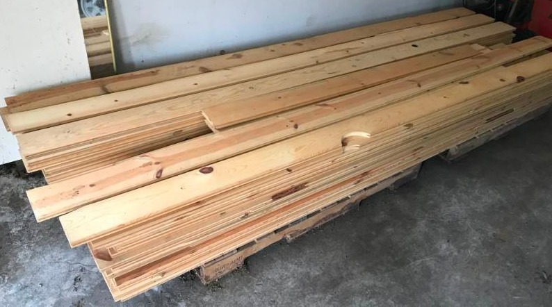 lot 64 image: Tongue and Groove Lumber