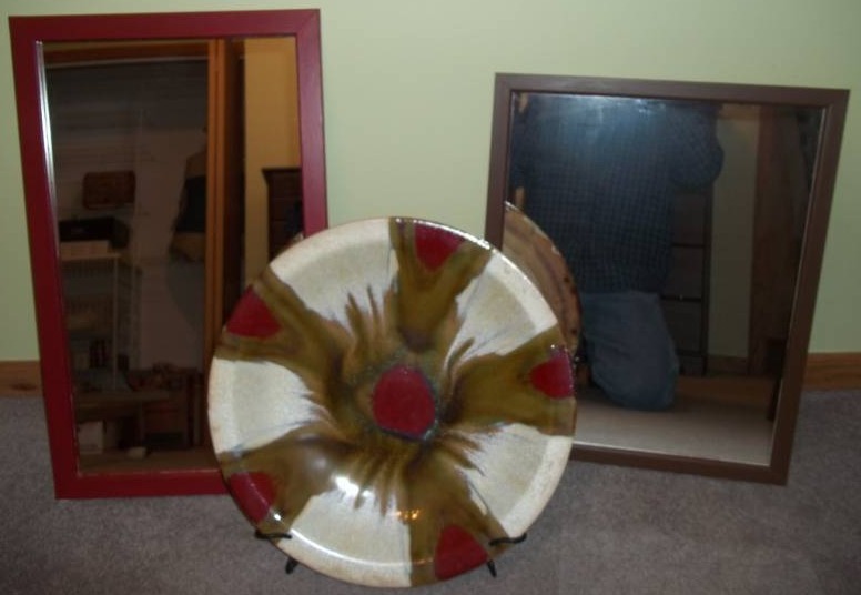 lot 117 image: Mirrors and Decorative Plate