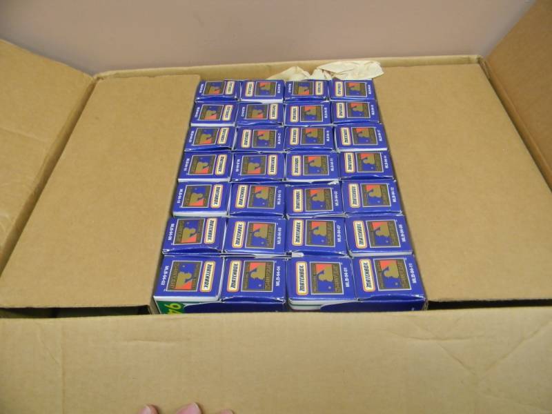 lot 13 image: VERY RARE COMPLETE SET OF 28 - 1994 BASEBALL TEAMS MATCHBOX TRUCKS - NEVER OUT OF THE BOX - AWESOME COLLECTION - SEE PICTURES