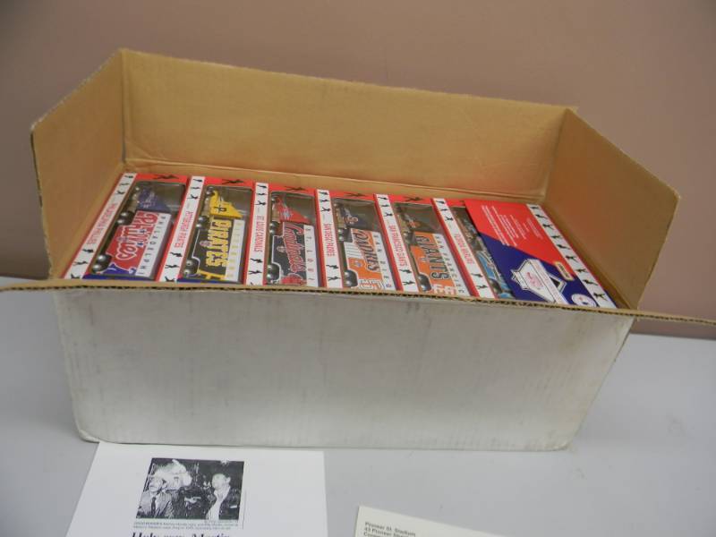 lot 14 image: VERY RARE COMPLETE SET OF 28 - 1995 BASEBALL TEAMS MATCHBOX - NEVER OUT OF THE BOX - AWESOME COLLECTION - SEE PICTURES
