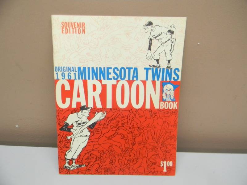 lot 40 image: RARE ORIGINAL 1961 MINNESOTA TWINS CARTOON BOOK - NEAR MINT - GREAT COLLECTIBLE - SEE PICTURES