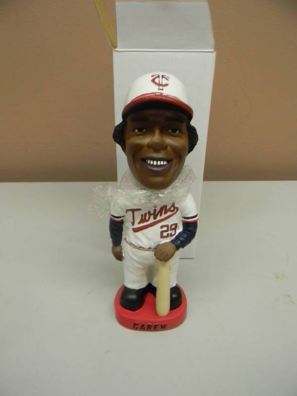 lot 58 image: ROD CAREW MINNESOTA TWINS BOBBLEHEAD - NEW IN BOX - AWESOME - SEE PICTURES