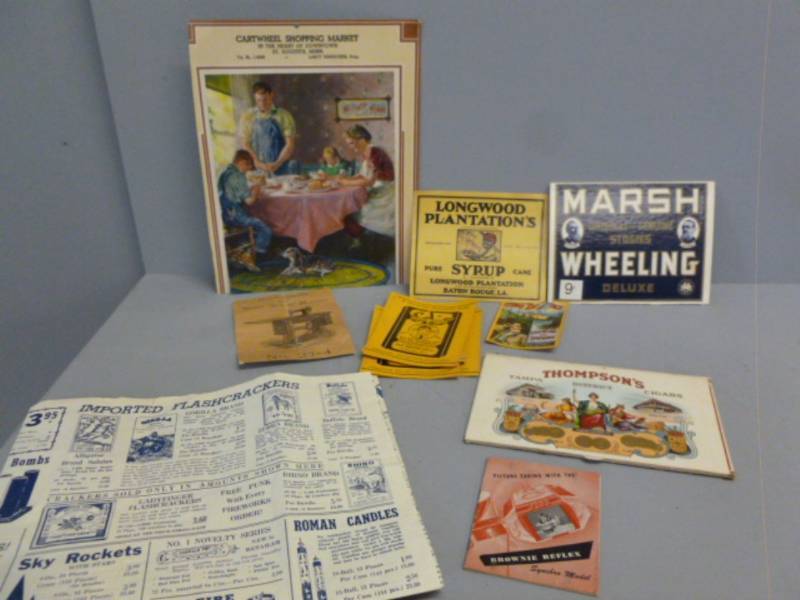 lot 90 image: Vintage Product Labels