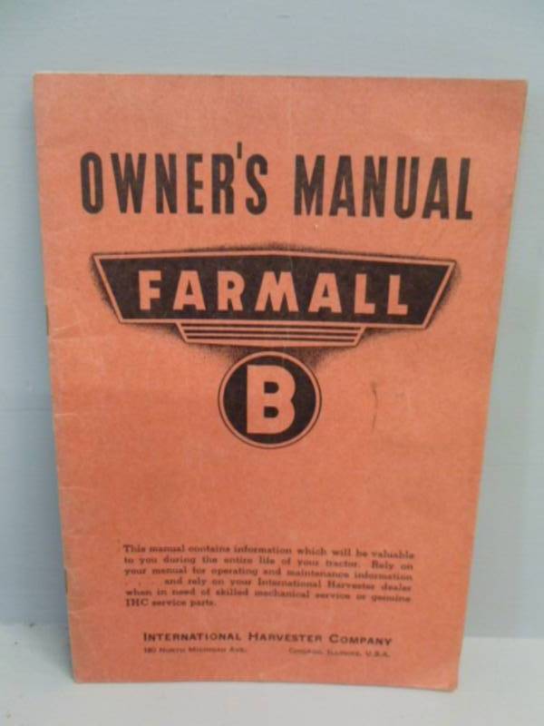 lot 120 image: Vintage Manual
