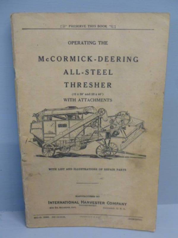 lot 123 image: Antique Manual