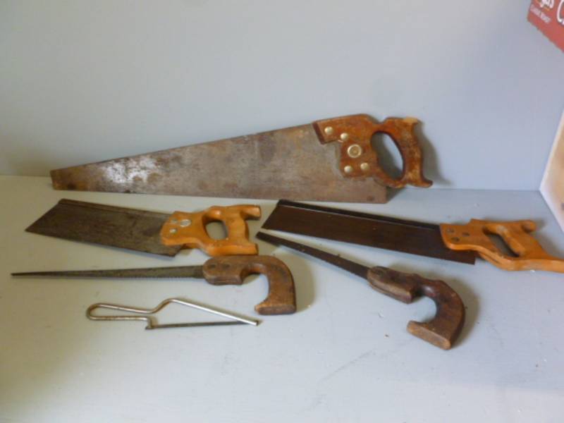 lot 130 image: Vintage Saws