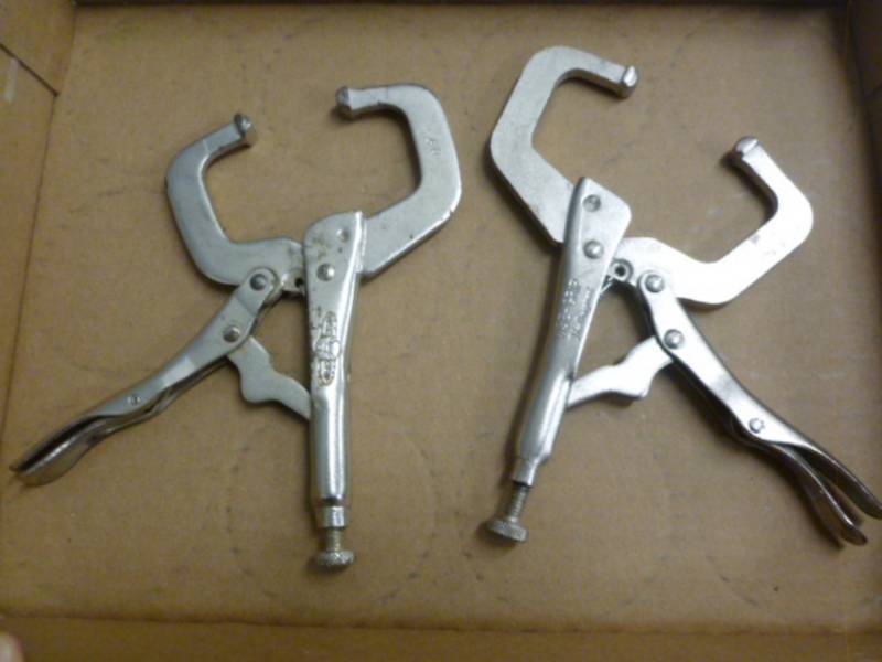 lot 183 image: Vise Grip Clamps