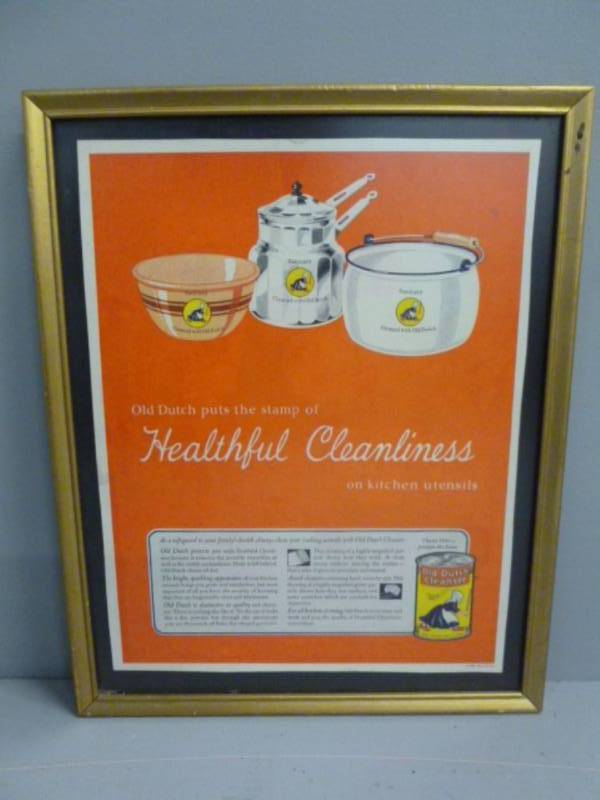 lot 207 image: Antique Advertisement Picture
