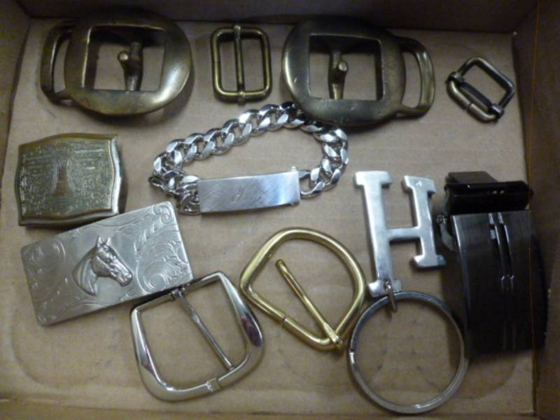 lot 212 image: Belt Buckles