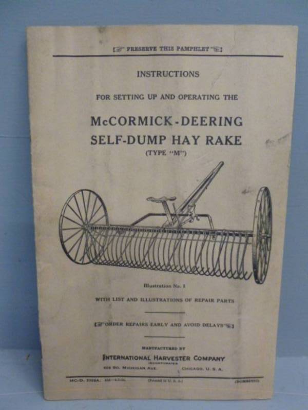 lot 271 image: Vintage Manual