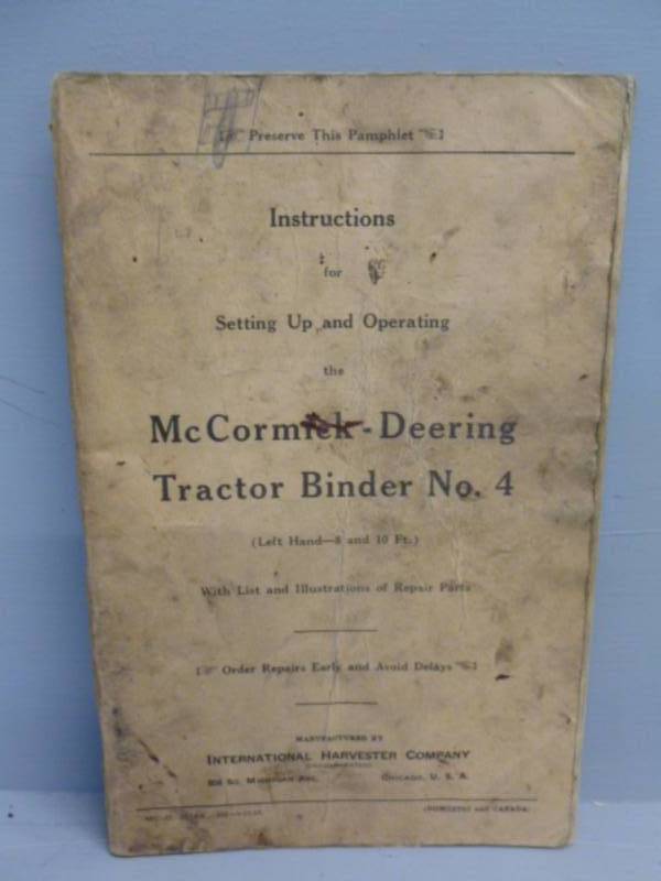 lot 274 image: Vintage Manual