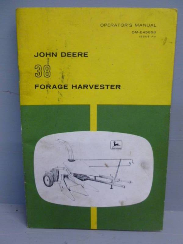 lot 276 image: Vintage John Deere Manual
