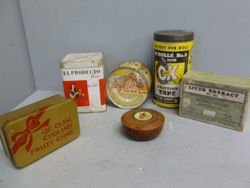 lot 373 image: Vintage Containers