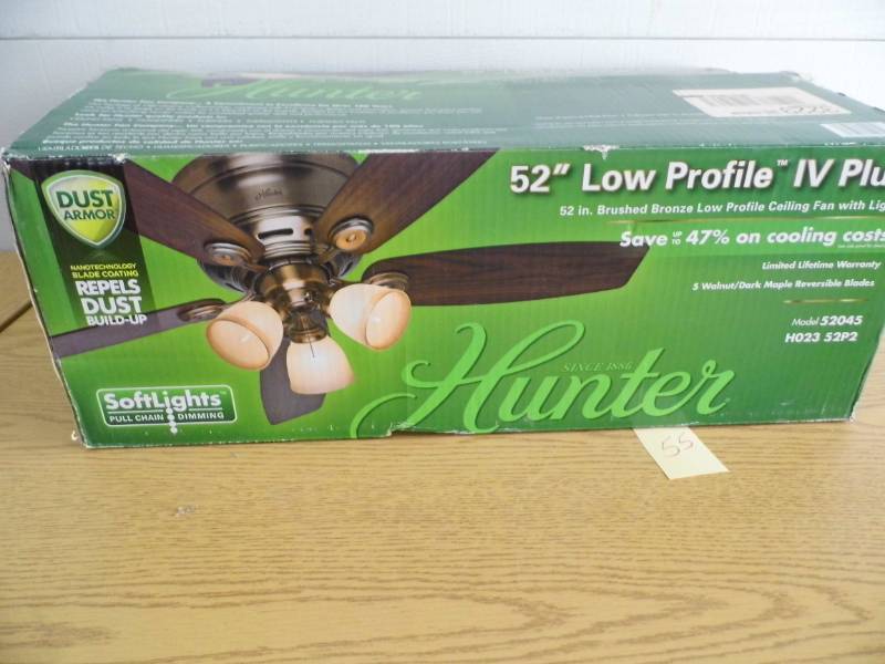 lot 55 image: New Hunter Ceiling Fan