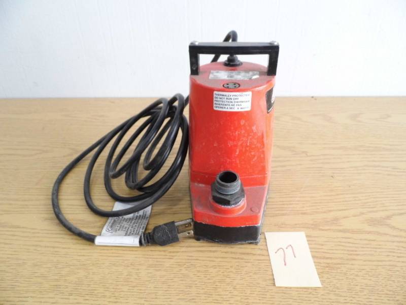 lot 77 image: Coleman Pump