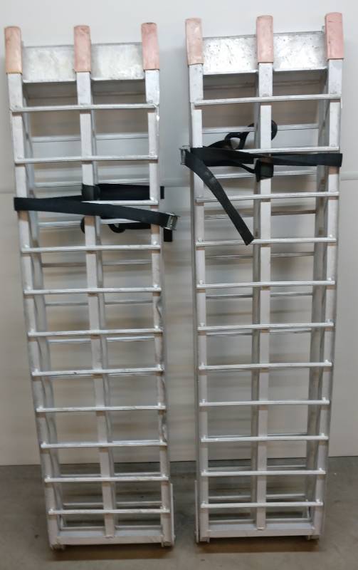 lot 48 image: Folding Aluminum Ramps 88