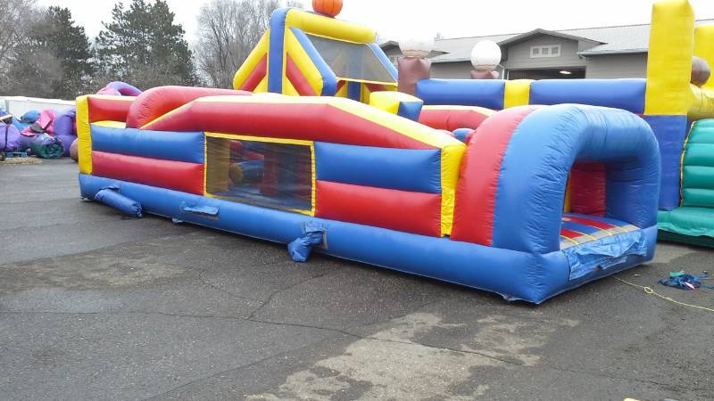 lot 27 image: 7 Element Obstacle Course - Works great with the U - Turn Obst and 16 Ft Rock Slide