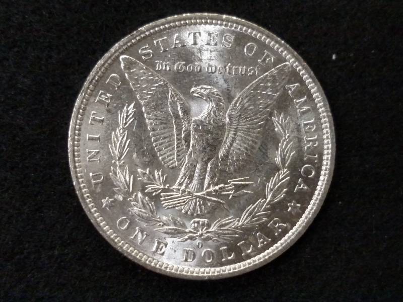 lot 10 image: 1883 O MS Morgan Silver Dollar...