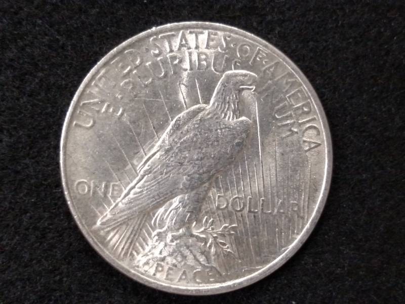 lot 34 image: 1922 Peace Silver Dollar...
