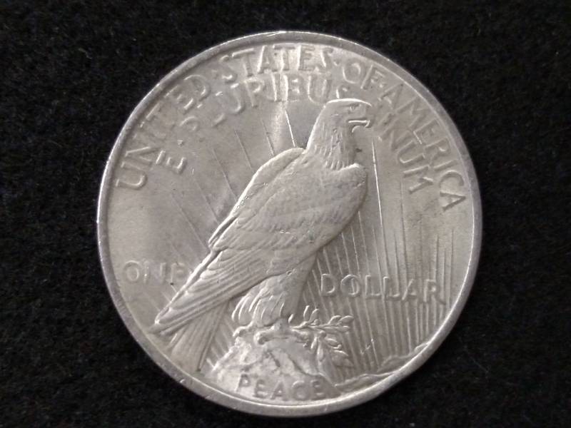 lot 37 image: 1922 Peace Silver Dollar...